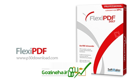 دانلود FlexiPDF 2017 Pro v1.05 - نرم افزار ایجاد و ویرایش فایل های پی دی اف