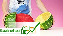 نه تکنیک شگفت انگیز جهت برش هندوانه – جالب و دیدنی