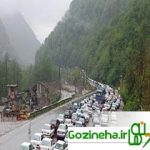 ترافیک سنگین در بزرگراه های هراز و چالوس