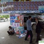 پاکسازی صورت پایتخت کشور عزیزمان ایران از تبلیغات انتخاباتی در ۱۲ ساعت