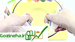 اسلایم با نمک واب و چسب