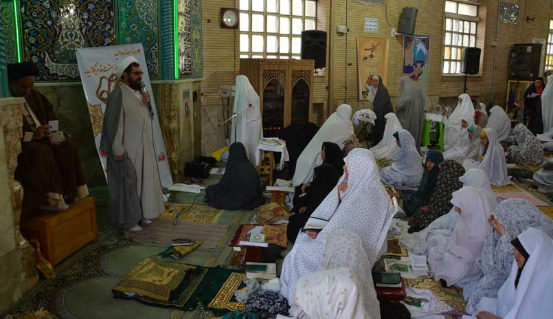 دیدار جمعی از دانش آموزان با حجت الاسلام ملکیان،امام جمعه شاهین شهر
