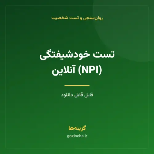 جلد فایل تست خودشیفتگی (NPI) آنلاین